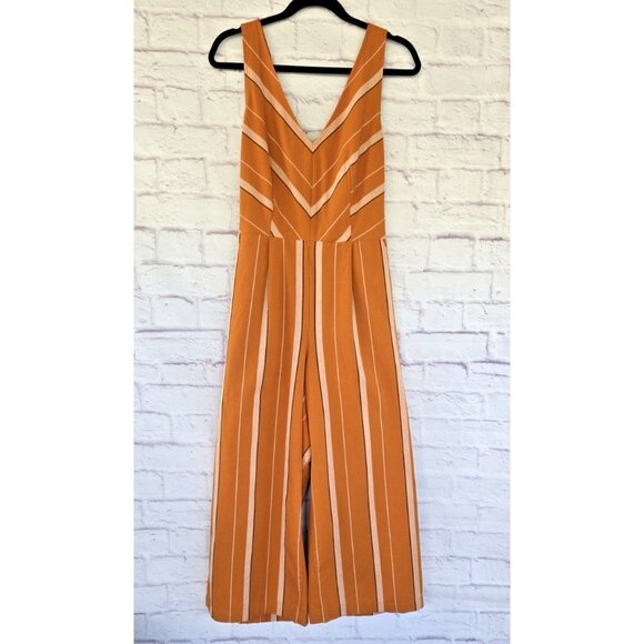 Lucky Brand Pants - LUCKY BRAND Women's Jumpsuit Striped Boho Summer 100% Cotton Size Medium